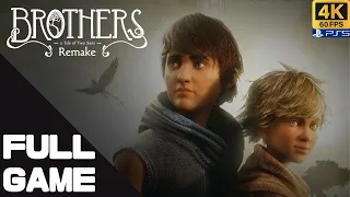 BROTHERS: A TALE OF TWO SONS REMAKE Full Walkthrough Gameplay – PS5 4K 60FPS No Commentary