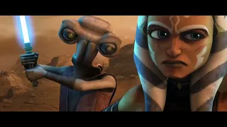 Ahsoka Tano Protecting others for over a 4 minutes straight