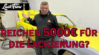 Wir lackieren eine Opel Kadett C Limousine