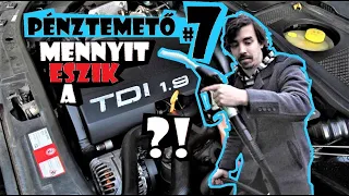 Leeszi a hajam is az 1.9 TDI?! Pénztemető #7, avagy a nagy fogyasztásmérés