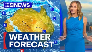 Australia Weather Update: Showers expected in multiple parts of the country | 9 News Australia