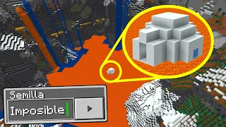 Probé las SEMILLAS Más IMPOSIBLES de Minecraft que son REALES!