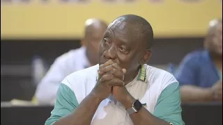 The moment Cyril Ramaphosa won the ANC presidential race