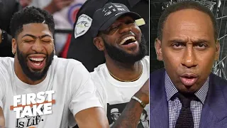 Stephen A. roasts Max Kellerman for saying Anthony Davis is LeBron’s best teammate | First Take