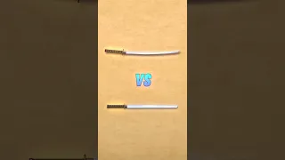 Katana vs Ninja Sword | Which one is the best? | #shadowfight2 #shorts #viral