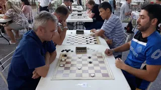 Часть 1. Бразильские шашки - игры на этапе кубка мира в Болгарии. Brazilian draughts