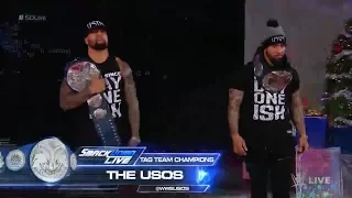 The Usos Entrance - SmackDown Live: December 26, 2017