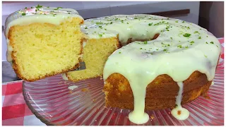 DELICIOSO!!! BOLO de LIMÃO de LIQUIDIFICADOR Fofinho e Super Fácil ✅