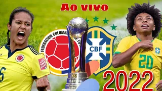 Brasil e Colômbia ao vivo final da copa sul-americana feminina de futebol online