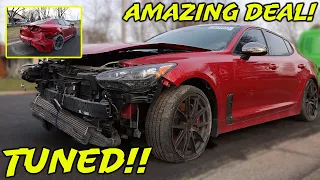 Rebuilding A Wrecked Stinger GT2 For My DAD!!!!