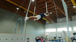 Full planche, maltese and iron cross on still rings