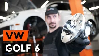 Как заменить передний подшипник ступицы VW GOLF 6 (5K1) [ВИДЕОУРОК AUTODOC]