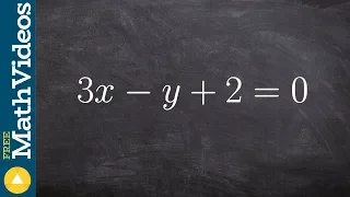 How to convert a rectangular equation to polar format