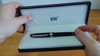 Unboxing Montblanc Meisterstuck Platinum-Coated Classique fountain pen