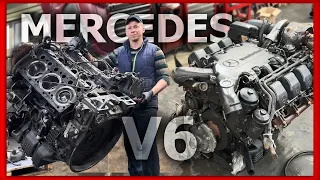 INCREDIBLE ENGINE ASSEMBLY AND STARTING. MERCEDES OM501 V6 12L 435 HP