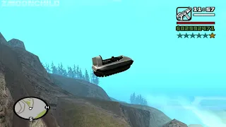 How far can CJ fly in a Vortex? GTA San Andreas