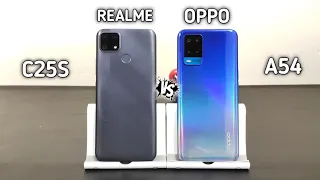 Realme C25S VS Oppo A54 | Comparison & Speed Test | Which is Better|Camera Test|Which Should You Buy