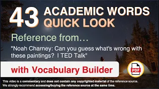 43 Academic Words Quick Look Ref from "Dan Finkel: Can you solve the Ragnarok riddle? | TED Talk"