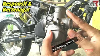 Upgrade Tenaga KLX D tracker biar gak lemot, Modal 2 part Tarikkan jadi Joss! Responsif bertenaga!