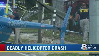 Video shows helicopter make deadly hard landing on Palm River road