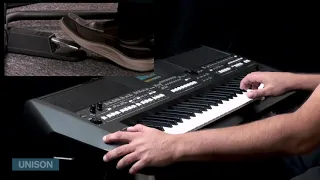 PSR-SX600 -Play with Unison (All Parts): Unision & Accent function