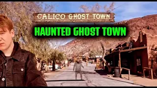 EXPLORING A HAUNTED GHOST TOWN ! | Calico Ghost Town