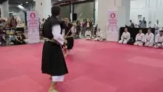 Shorinji Kempo: Japanese Martial Arts, Hyper Japan 2014 - Bo staff embu