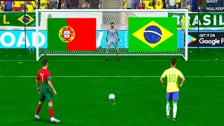 FIFA 23 - PORTUGAL VS BRAZIL I PENALTY SHOOTOUT I FINAL FIFA WORLD CUP QATAR 2022 I