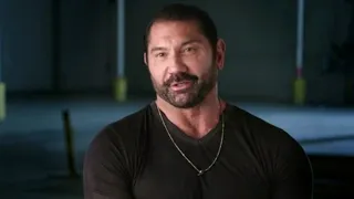 Get an inside look at Batista in “Stuber”