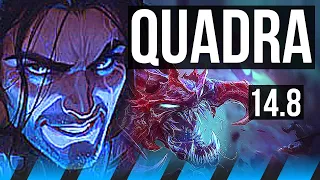 SYLAS vs CHO'GATH (MID) | Quadra, 11/1/4, Godlike | EUW Master | 14.8