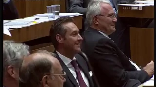 Strache | Lachflash im Nationalrat