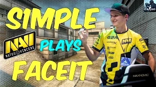 s1mple plays Faceit on Cache against olofmeister & ngiN | 2017.03.14.