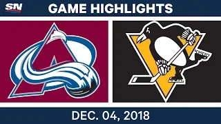 NHL Highlights | Avalanche vs. Penguins - Dec 4, 2018