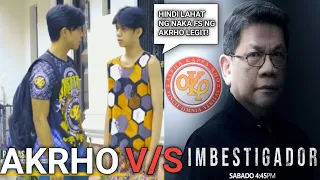 AKRHO VS IMBESTIGADOR - MIYEMBRO BA TALAGA NG FRATERNITY ANG LALAKING NAG KIDNAP NG BATA SA BATANGAS