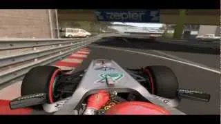 F1 2012 (Game) Monaco Pole Lap with commentary