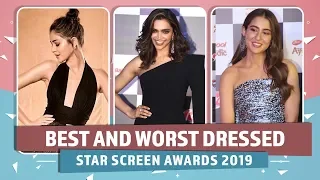 Deepika Padukone, Ananya Panday, Sara Ali Khan: Best and Worst Dressed at Star Screen Awards 2019