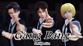 【進撃のMMD】Gang Bang (Levi Eren Armin)