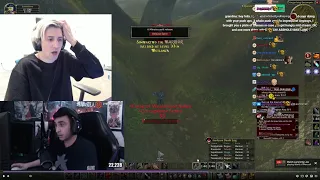 xQc Reacts to Summit1g Death in Hardcore World of Warcraft