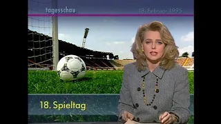 Tagesschau vom 18.02.1995 Spielbericht Werder Bremen : Dynamo Dresden 1.Bundesliga 1994/95