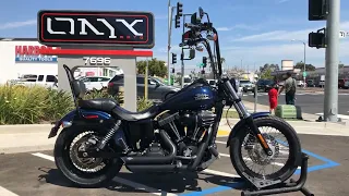 Onyx Moto / 2013 Harley Davidson Dyna Street Bob / Vance & Hines Exhaust  Sound Clip