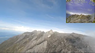 Mount Kinabalu FPV Long Range HD with DVR Overlay