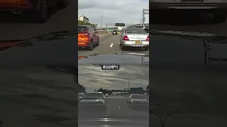 Toyota Camry crashes and spins out