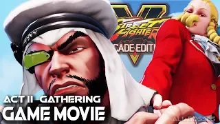 Street Fighter 5 Arcade Edition - Story Mode Act 2 Gathering (Game Movie)