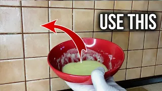 How to Clean Greasy Kitchen Tiles and Grout | An Easy Way to Remove Oil Stains from Kitchen Tiles