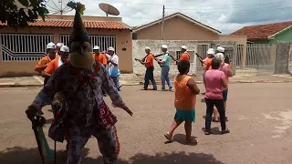 Companhia de Reis BARREIRÃO de São José dos Quatro Marcos MT na casa do alomoço em 02/12/2017(1)