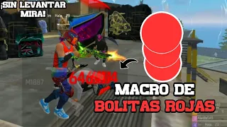 ACTIVAR LA "MACRO DE BOLITAS ROJAS" en ANDROID para DAR TODO ROJO FREE FIRE 2023 ✅