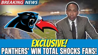 🔥🚨 BREAKING MINUTE! PANTHERS' WIN TOTAL PREDICTION SHOCKS FANS! CAROLINA PANTHERS NEWS