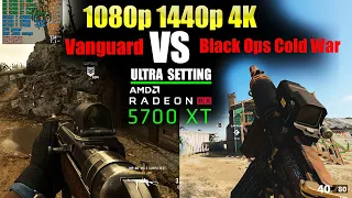 RX 5700 XT | Call of Duty Vanguard vs Black Ops Cold War Ultra settings 1080p,1440p,4K ( R7 2700x )