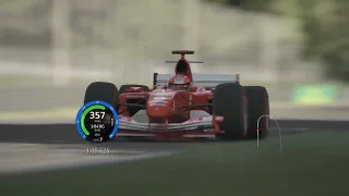 F2004 breaking Monza Record