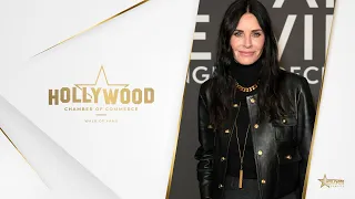 Courteney Cox Live Walk of Fame Ceremony